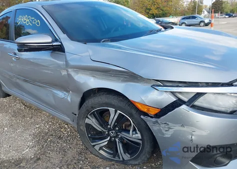 2017 Honda Civic Touring из США, поврежденный, VIN 19XFC1F98HE018536